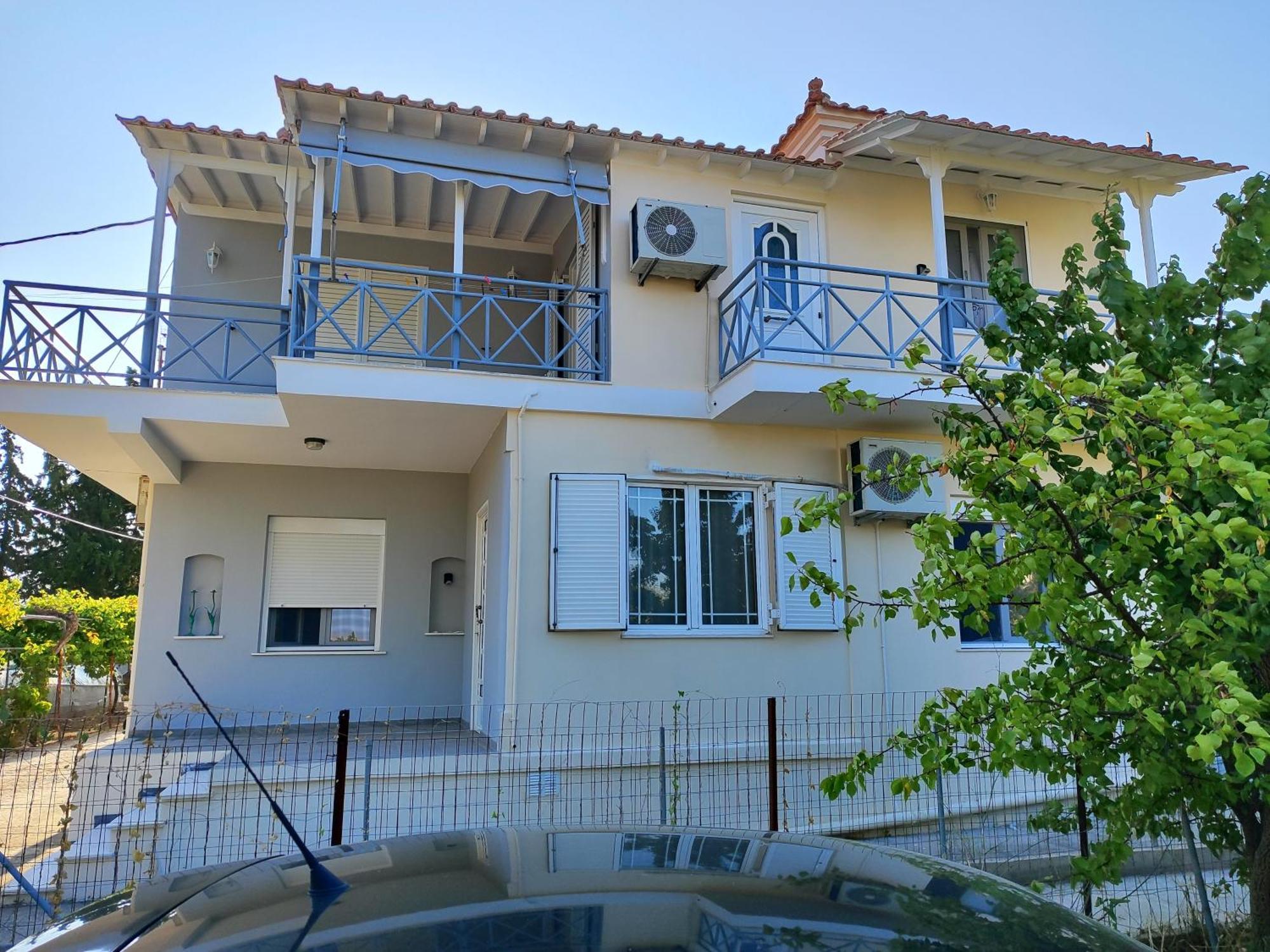 Holiday House With Sea View In Skala Polichnitos Skala Polichnitou エクステリア 写真
