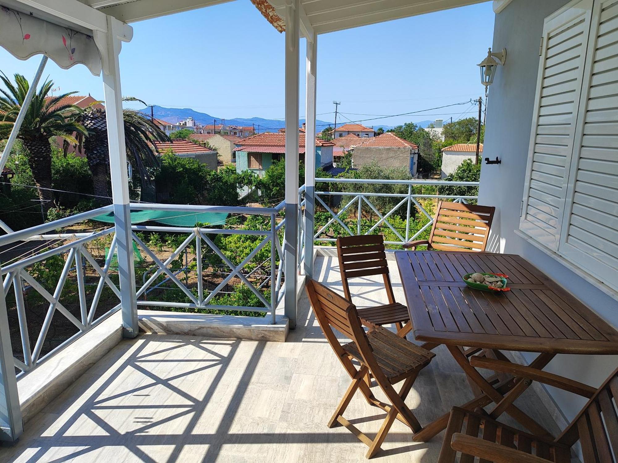 Holiday House With Sea View In Skala Polichnitos Skala Polichnitou エクステリア 写真